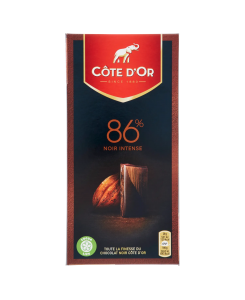 Côte d'Or Noir 100gr 86%...