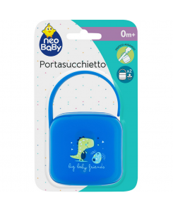 Neo Baby Soother Holder Blue