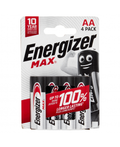 Energizer Max Battery AA 4pcs