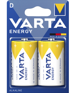 Varta Energy D Torch 2pcs