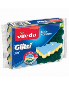 Vileda Spugna Glitzi 3in1 2pz