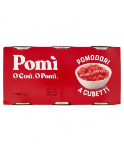 Pomì 3x400gr Polpa Cubetti...
