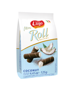 Lago Mini Roll 125gr Coconut