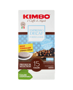Kimbo Espresso 15 Pods Decaf