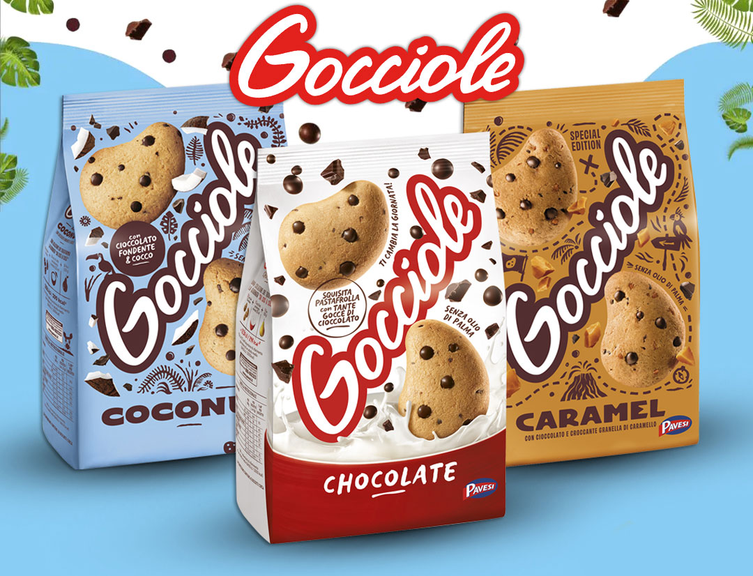 New brand, new offers. Discover Gocciole Pavesi products!